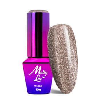 MollyLac Obsession br. 210 Modest hibridni LED/UV gel lak 10 g