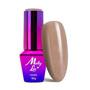 MollyLac Obsession br. 211 svijetlo terakota hibridni LED/UV gel lak 10 g