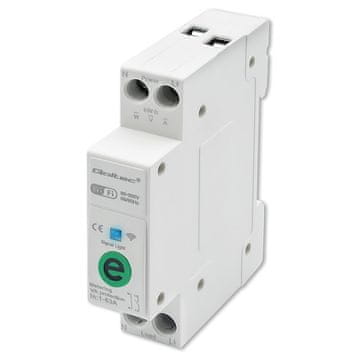 Qoltec Qoltec Relej 63A za DIN šinu s brojilom električne energije | eWeLink od Sonoff | Wi-Fi | LED dioda