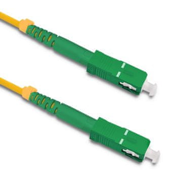Qoltec SC/APC Optički patchcord - SC/APC | Jednomodni | 9/125 | G652D | Simplex | 15 m