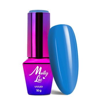 MollyLac LED/UV gel lak hibridni lak Cocktails & Drinks br. 13 Plava laguna 10 g