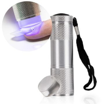 Mini LED/UV 9W svjetiljka za nokte s alatom za pečatiranje