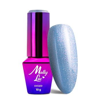 MollyLac LED/UV gel lak hibridni Mermaid Whispers br. 592 plavo-jantarna 10g
