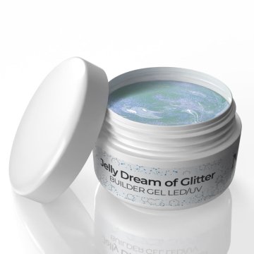em Limitirano izdanje Jelly Dream of Glitter Hema Free Builder Gel 30g