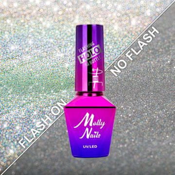 LED/UV gel lak hibridni lak Flashing Holo u bočici 8g