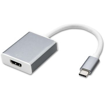 Qoltec Qoltec Adapter prelazak USB-C 3.1 na HDMI, 4K, MHL, aluminijski
