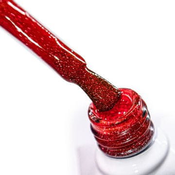 Hibridni LED/UV gel lak Treperave lampice Neon br. 645 Queen of Love hema/Di-hema Free 8g