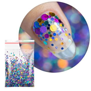 Princess Nails Pop-Up! Pjegice, konfeti, kapljice, točkice, krugovi za nail art br. 8 20 g
