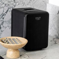 Adler 42W prijenosni turistički hladnjak s jednim vratima 4L 12-230V crni