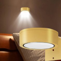 Home & You Magnetna LED svjetiljka s daljinskim upravljačem, dekorativna rasvjeta za slike i zid | ARTIONIC, zlatna