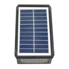 HOME & MARKER® Solarna zidna LED svjetiljka, vodootporna vanjska rasvjeta s automatskim paljenjem za vrt i terasu | ORALUMI, bijela