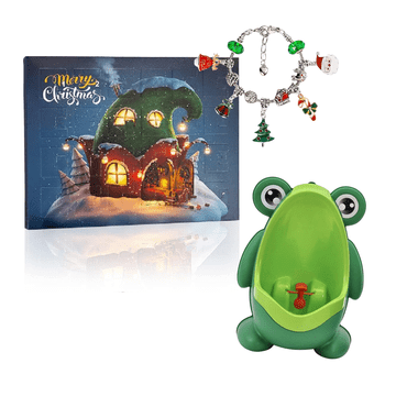 JOJOY® Set za izradu narukvica i božićni adventni kalendar + dječji pisoar za učenje WC-a, 3+ | ADVENTMIMIPEE