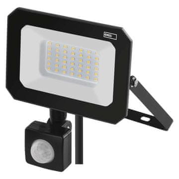 EMOS ZS2333 Simpo Pir LED reflektor, 30 W, neutralno bijela, crna