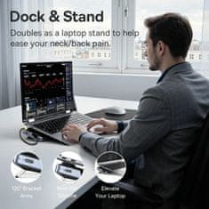 BASEUS priključna stanica USB 3.2 TipC 12v1 EliteJoy siva B0114200
