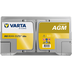 Varta A6 akumulator, 80Ah, D+, 800A(EN), 315x175x190, AGM (695161)
