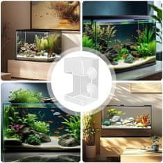 HARLEY® Set posudica za hranjenje akvarijskih riba | FINTROL Kvadratni