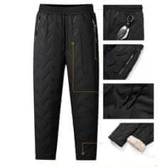 VIVVA® Tople zimske flis hlače s vodootpornom tkaninom i podstavom od meke ovčje vune, džepovi s patentom | TERMOPANTS, M