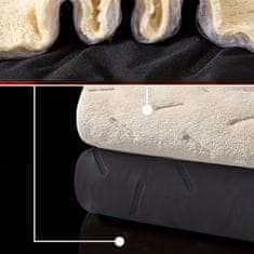 VIVVA® Tople zimske flis hlače s vodootpornom tkaninom i podstavom od meke ovčje vune, džepovi s patentom | TERMOPANTS, 2XL