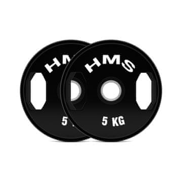 HMS TOG05 2 x 5 KG OLIMPIJSKI PLOČA S GUMOM OBLOŽENIM 2 x 5 KG