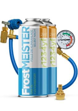 E.I. 2u1 400ml - 2x limenka R1234yf + crijevo + adapter