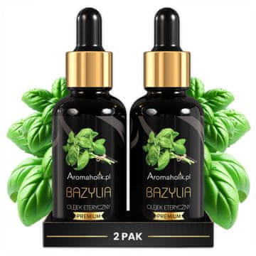 Bazilin eterično ulje Aromaholik 100% prirodno 2x30 ml | Bosiljak