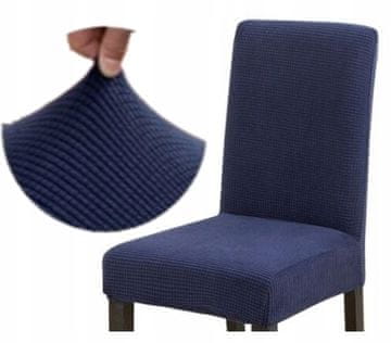 Navlaka za stolicu tamnoplava, debela, elastična