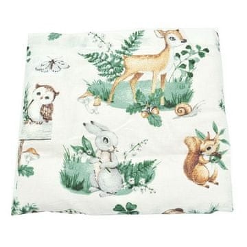 Torf Jastuk s pšeničnim zrnom, šumske životinje, 25 x 23 cm