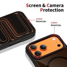 Tech-protect MagHybrid MagSafe maska za iPhone 17 Pro, crno / crvena