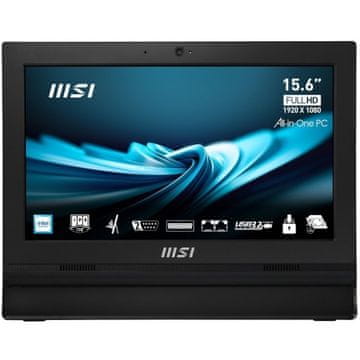 MSI All-in-one PRO AP162T ADL-042XEU Intel N100 / 8GB / 256GB SSD / 15.6" FHD / Windows 11 Home / crni