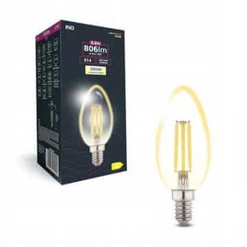 LED žarulja sa žarnom niti C37, E14, 5,5 W, 3000 K