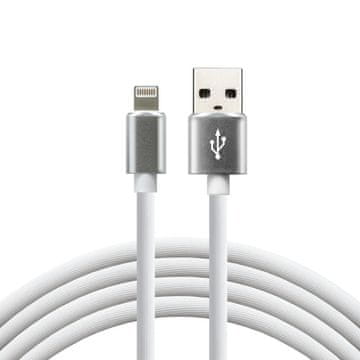 everActive everActive USB Lightning kabel, 1m, bijeli, silikonski, Quick Charge 2.4A