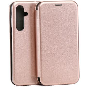 BE preklopna maska za Samsung A35, ružičasto zlatna