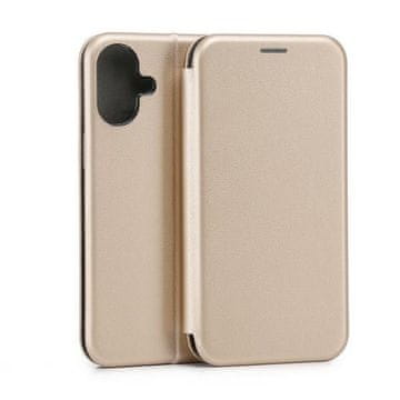 BE zlatna preklopna maskica za iPhone 16 Plus