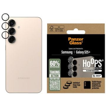 PanzerGlass Kaljeno staklo za Samsung Galaxy S25+ s prozirnim objektivom