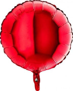 Grabo Folija balon - okrugli crveni 46 cm,