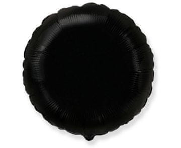 Flexmetal Okrugli folijski balon, crni, 46 cm