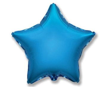Flexmetal Folija balon sa zvijezdom, plavi, 46 cm