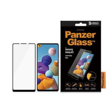 PanzerGlass Kaljeno staklo za Samsung A21 futrola, crno