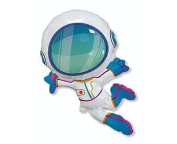 Flexmetal Folija balon s motivom astronauta, svemirski, 60 cm
