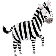 Grabo Zebra folija balon, Safari džungla 127 cm