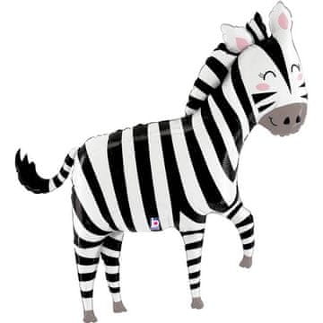 Grabo Zebra folija balon, Safari džungla 127 cm