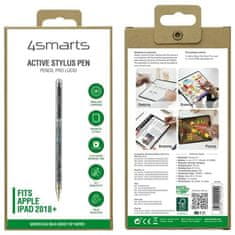 4smarts Olovka za iPad Active Stylus Pencil Pro prozirna