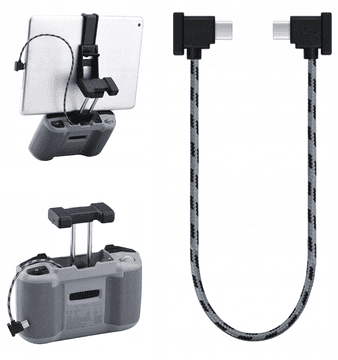 Sunnylife NAJLONSKI OTG PRIJENOSNI KABEL ZA DJI MAVIC AIR 2 MINI 2 3 4 PRO DRON - DJI RC-N1 / N2 - USB TIP C 30 CM