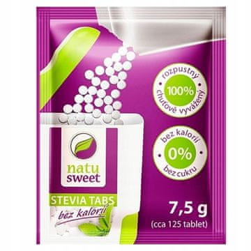Natusweet Stevija u tabletama u vrećicama 125 tableta