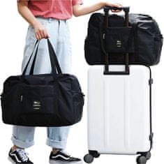 Putna torba za avion, turistička, sportska, kabinska, ručna prtljaga, prostrana za kofer, za odmor, 36l crna