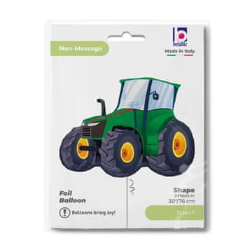 Grabo Traktor od folijskih balona, zeleni, farma, , 76 cm