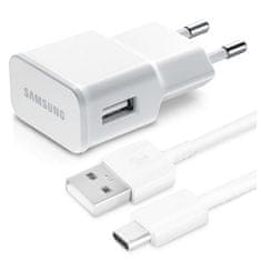 Samsung Originalni EP-TA50EWE 7.75W zidni punjač + EP-DW700CWE USB-C kabel 1.5m bijeli