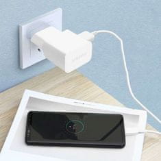 Samsung Originalni EP-TA50EWE 7.75W zidni punjač + EP-DW700CWE USB-C kabel 1.5m bijeli