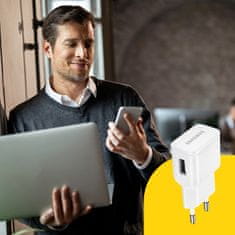 Samsung Originalni EP-TA50EWE 7.75W zidni punjač + EP-DW700CWE USB-C kabel 1.5m bijeli