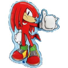 Grabo Sonic folijski balon - Knuckles, 26 inča, 50x54 cm,